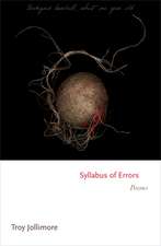 Syllabus of Errors – Poems