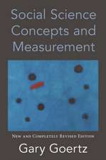 Social Science Concepts and Measurement – New and Completely Revised Edition