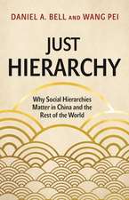 Just Hierarchy – Why Social Hierarchies Matter in China and the Rest of the World