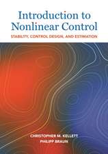 Introduction to Nonlinear Control – Stability, Control Design, and Estimation