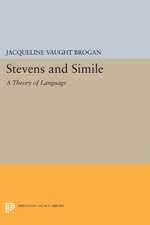 Stevens and Simile – A Theory of Language