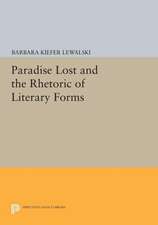 Paradise Lost and the Rhetoric of Literary Forms