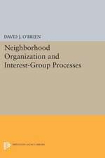 Neighborhood Organization and Interest–Group Processes