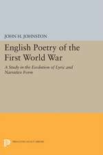 English Poetry of the First World War