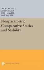 Nonparametric Comparative Statics and Stability