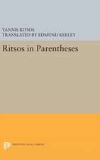 Ritsos in Parentheses