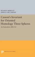 Casson`s Invariant for Oriented Homology Three–S – An Exposition. (MN–36)