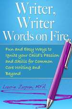 Writer, Writer Words on Fire