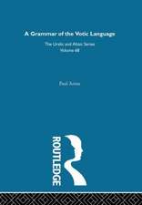 A Grammar of the Votic Language