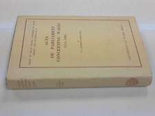 Acts of Parliament Concerning Wales, 1714-1901