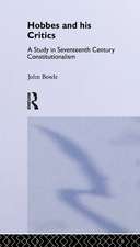 Hobbes and His Critics: A Study in Seventeenth Century Constitutionalism