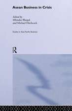 ASEAN Business in Crisis: Context and Culture