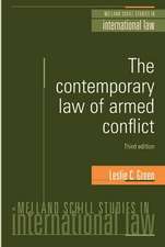 Green, L: The Contemporary Law of Armed Conflict