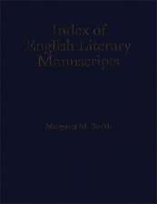 INDEX OF ENGLISH LITERARY MANU