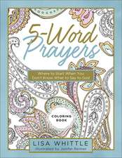 5-Word Prayers Coloring Book