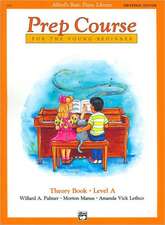 Alfred's Basic Piano Library Prep Course Theory A
