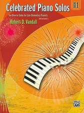 Celebrated Piano Solos, Bk 1