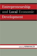 Entrepreneurship and Local Economic Development