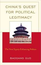 China's Quest for Political Legitimacy