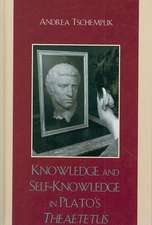 Knowledge and Self-Knowledge in Plato's Theaetetus