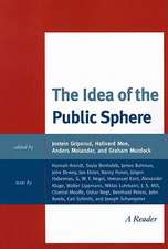 The Idea of the Public Sphere