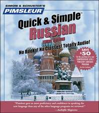 Pimsleur Russian Quick & Simple Course - Level 1 Lessons 1-8 CD: Learn to Speak and Understand Russian with Pimsleur Language Programs