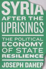 Syria after the Uprisings – The Political Economy of State Resilience