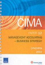 MANAGEMENT ACCTNG BUSINESS STRATEGY P12