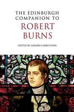 The Edinburgh Companion to Robert Burns