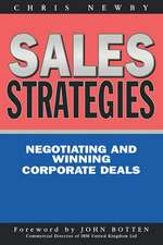 Sales Strategies – Winning and Negotiating Corporate Sales