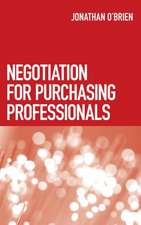 Negotiation for Purchasing Professionals