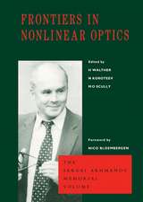 Frontiers in Nonlinear Optics, The Sergei Akhmanov Memorial Volume