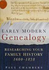 Early Modern Genealogy