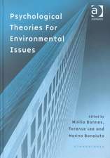 Psychological Theories for Environmental Issues