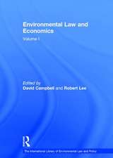 Environmental Law and Economics, Volumes I and II: Volume I: Private Law and Property Rights; Volume II: Pollution, Property and Public Law