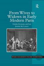 From Wives to Widows in Early Modern Paris