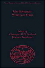 John Birchensha: Writings on Music