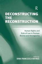 Deconstructing the Reconstruction: Human Rights and Rule of Law in Postwar Bosnia and Herzegovina