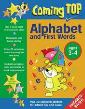 Coming Top Alphabet And First Words, Ages 3-4