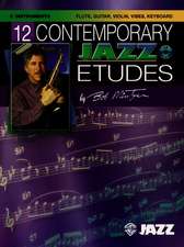 12 Contemporary Jazz Etudes, C Instruments, Flute, Guitar, Vibes, Violin: Flute, Guitar, Vibes, Violin, Book & Cd