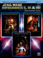 Star Wars Episodes I, II & III Instrumental Solos for Strings: Viola, Book & CD