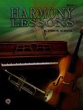 Harmony Lessons, Bk 1