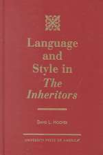 Language and Style in the Inheritors