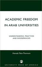 Academic Freedom in Arab Universities