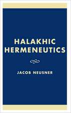 Halakhic Hermeneutics