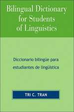 Bilingual Dictionary for Students of Linguistics