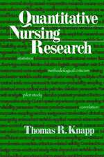 Quantitative Nursing Research