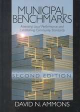 Municipal Benchmarks: Assessing Local Performance and Establishing Community Standards