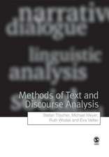 Methods of Text and Discourse Analysis