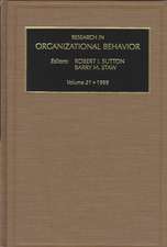 Research in Organizational Behavior